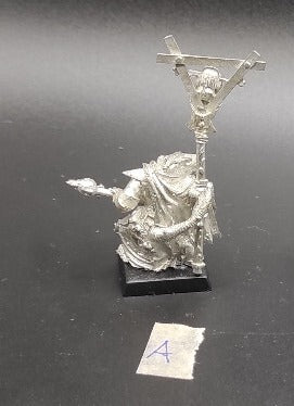 (1) Skaven Warlord Chieftain METAL Warhammer Fantasy Miniatures -1006-