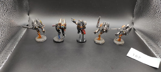 (5) Chaos Raptors METAL Chaos Space Marines Warhammer 40k -1296-