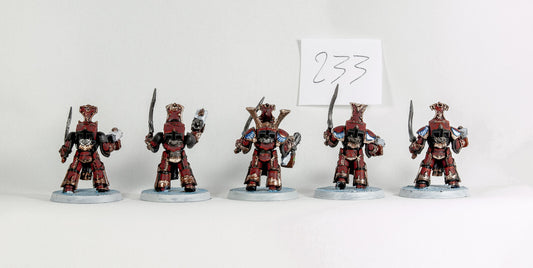 (5) Scarab Occult Terminators Thousand Sons Chaos Space Marines Warhammer 40k -1918-