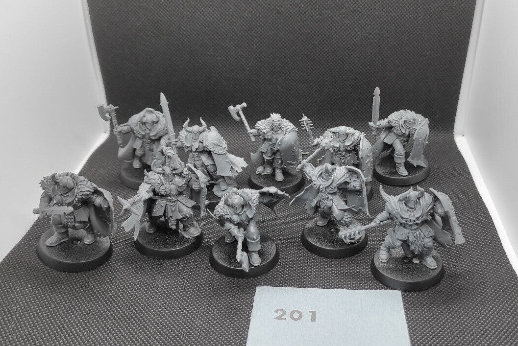 (10) Chaos Warriors Slaves to Darkness Warhammer Age of Sigmar Miniatures -1310-
