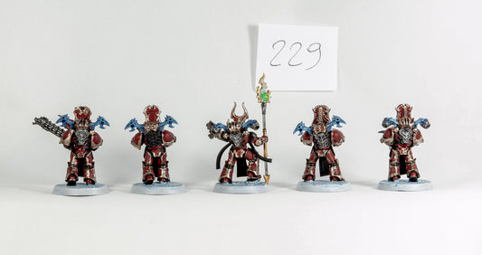 (5) Rubic Marines Thousand Sons Chaos Space Marines Warhammer 40k -1920-