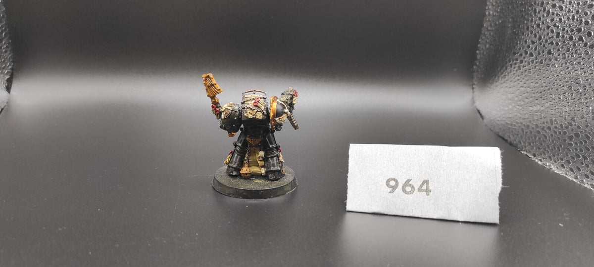 (1) Chaplain Terminator Metal Dark Angels Space Marines Warhammer 40k -1965-