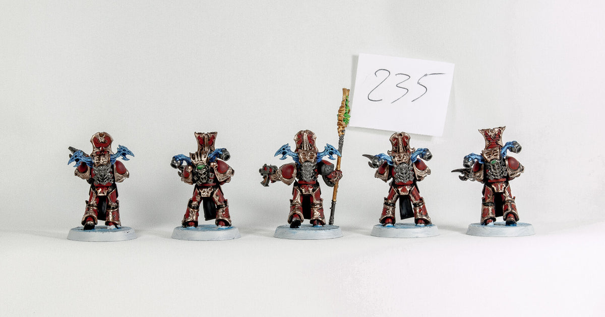 (5) Rubic Marines Thousand Sons Chaos Space Marines Warhammer 40k -1922-