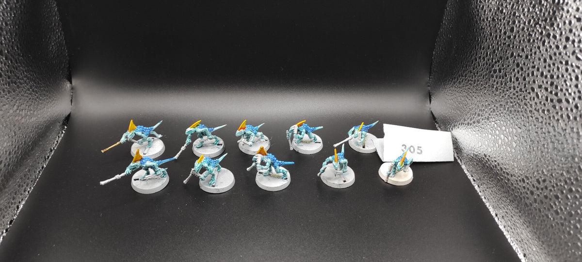 (10) Skinks with Blowpipes Lizardmen Warhammer Fantasy Miniatures -1016-