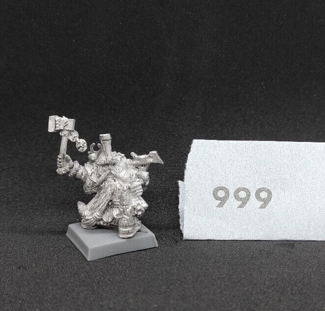 (1) Dwarf Master Engineer with Hammer Metal Warhammer Fantasy Miniatures -1825-