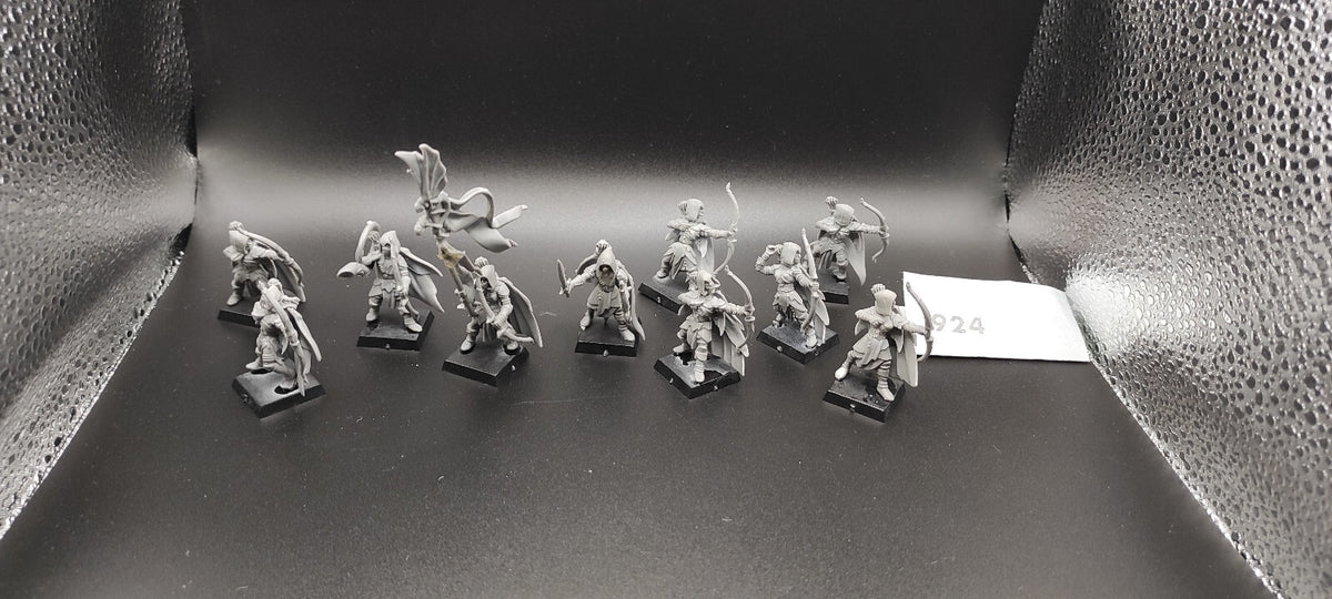 (10) Glade Guards Wood Elves Warhammer Fantasy Miniatures -2386-