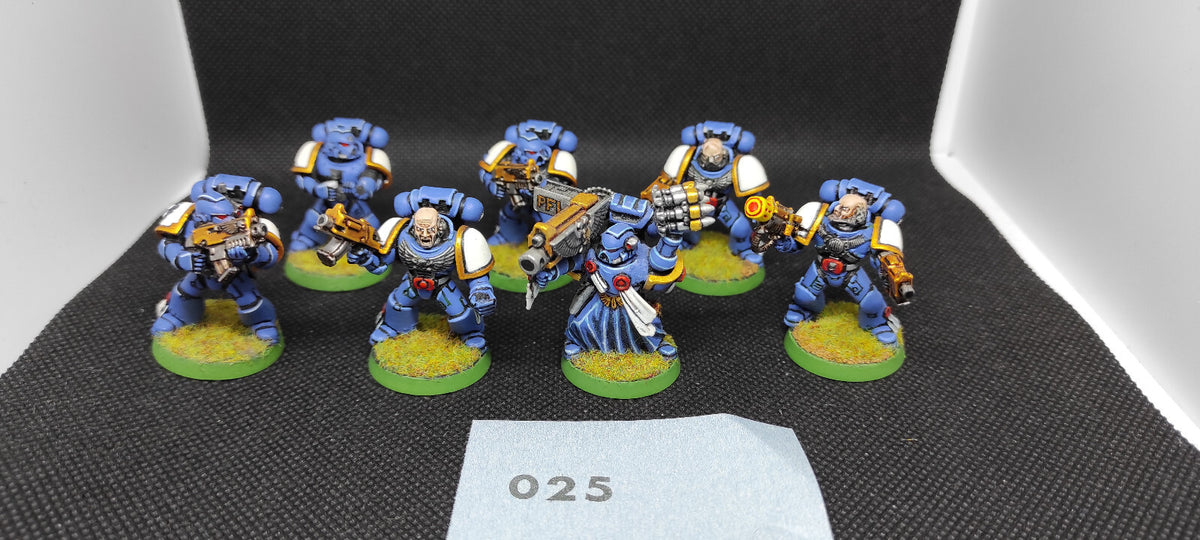 (7) Space Marines Tactical Squad Ultramarines Space Marines Warhammer 40k -2407-