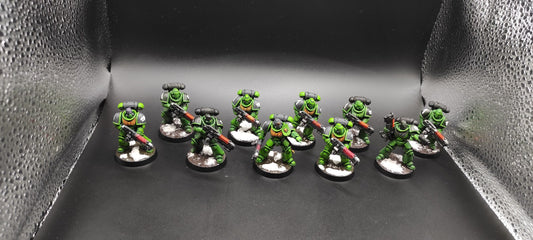 (10) Hellblaster Squad Salamanders Space Marines Warhammer 40k -2020-