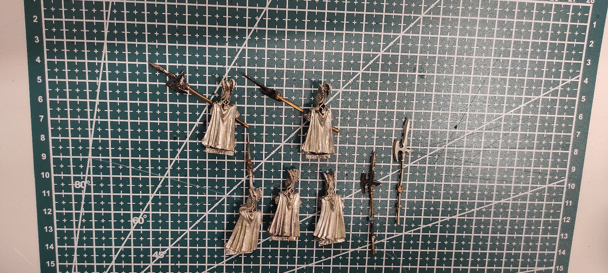 (5) Phoenix Guard KL High Elves Warhammer Fantasy Miniatures -2298-