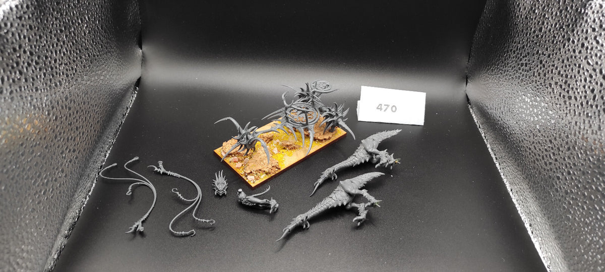 (1) Slaanesh Chaos Chariot Warriors of Chaos Warhammer Fantasy Miniatures -2446-