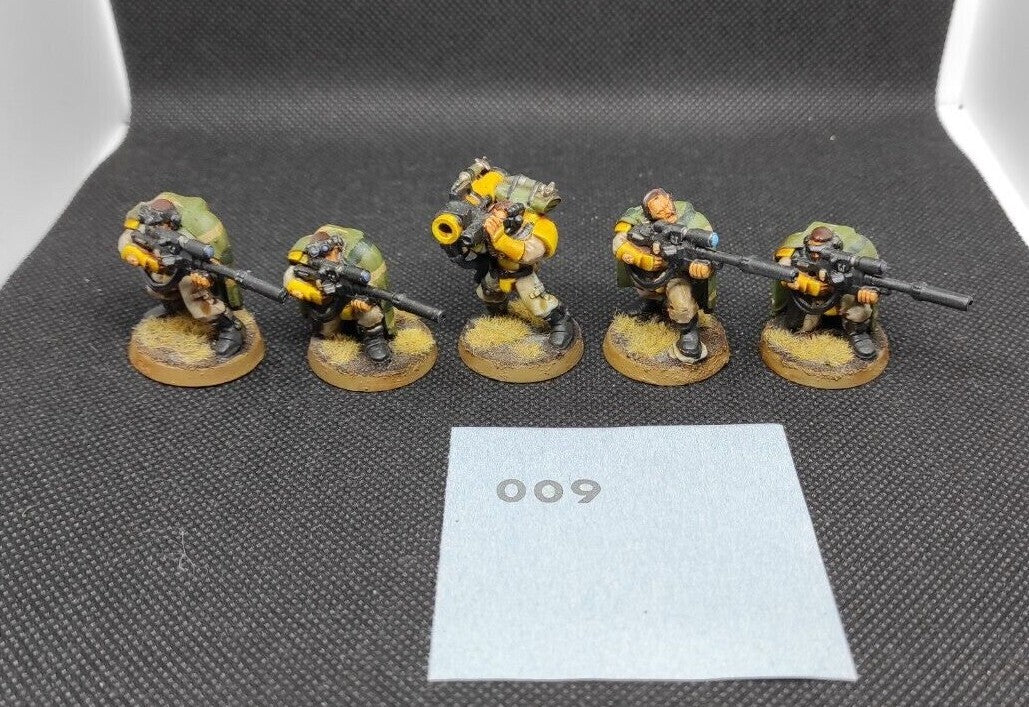 (5) Scout Snipers Imperial Fists Space Marines Warhammer 40k -1729-