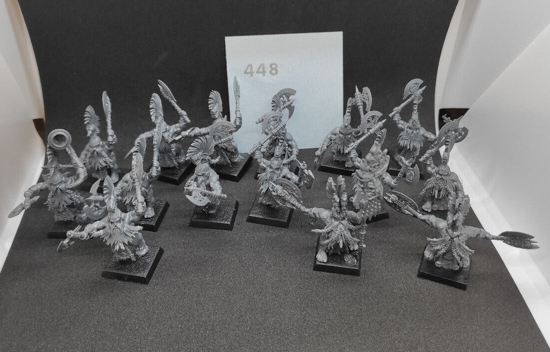 (15) Dwarf Vulkite Berzerkers Berserkers Fyreslayers Warhammer Age of Sigmar Miniatures -1829-