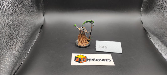 (1) Necron Overlord Resurrection Orb and Scythe Warhammer 40k -1396-