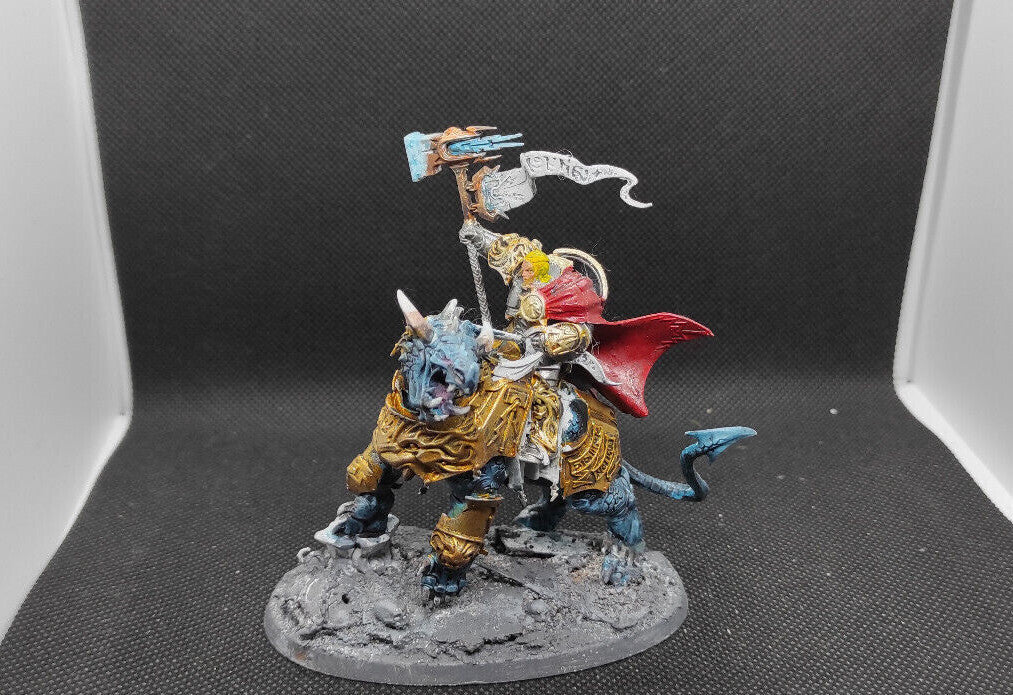 (1) Lord-Celestant on Dracoth Stormcast AoS Stormcast Eternals Warhammer Age of Sigmar Miniatures -1762-