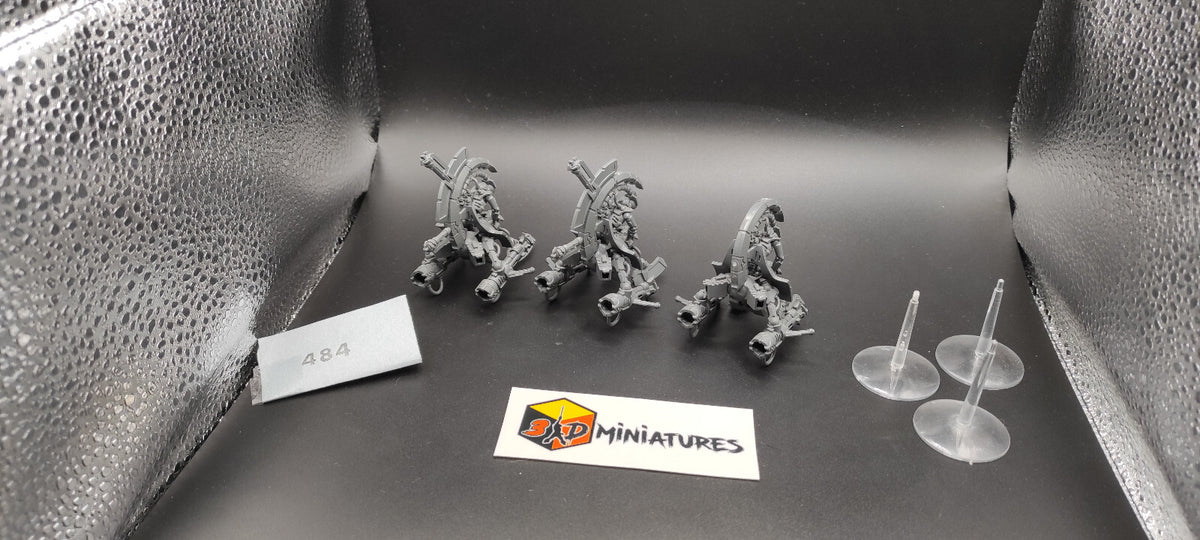 (3) Tomb Blades Necrons Warhammer 40k -1412-
