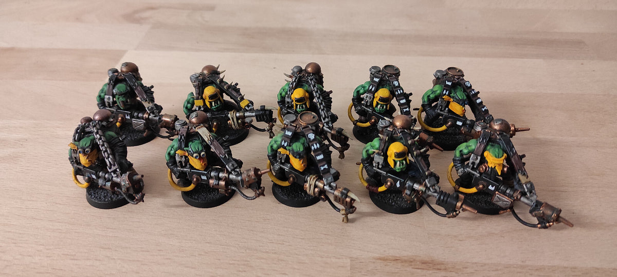 (10) Burna Boyz Orks Warhammer 40k -1858-