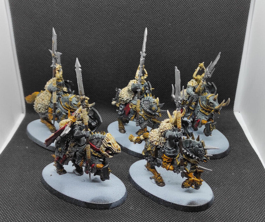 (5) Chaos Knights OOP Warriors of Chaos Warhammer Fantasy Miniatures -1331-