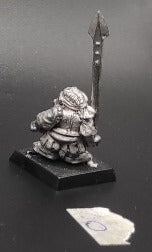 (1) Dwarf Clansmen Spear Warhammer Fantasy Miniatures -1114-