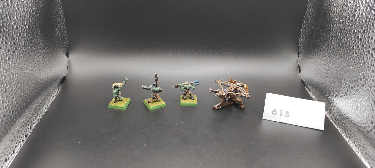 (1) Goblin Bolt Throwa Metal Orcs & Goblins Warhammer Fantasy Miniatures -1614-