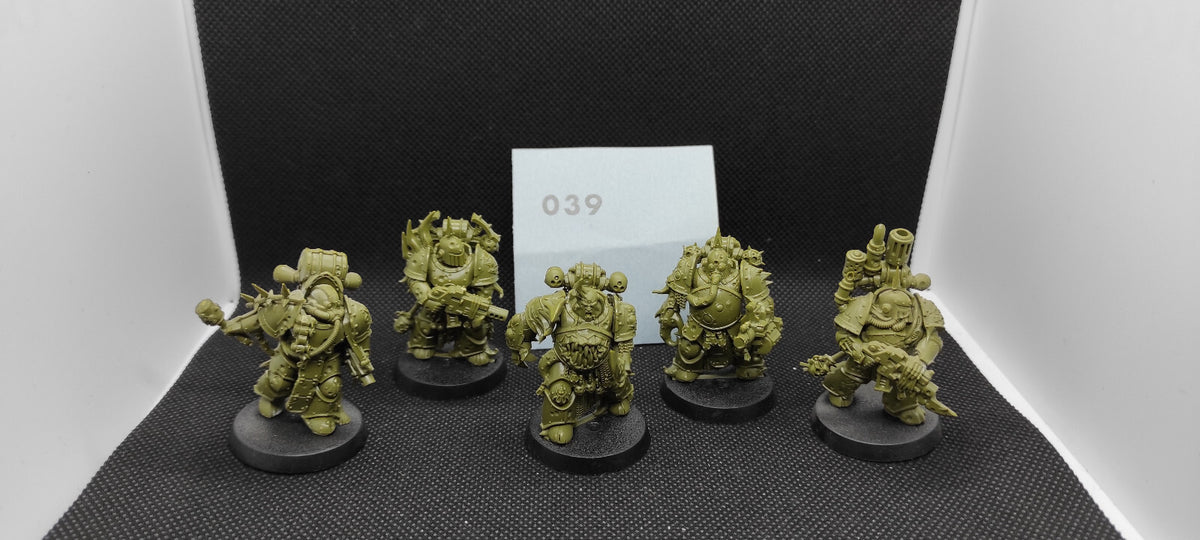 (5) Plague Marines Death Guard Chaos Space Marines Warhammer 40k -2122-