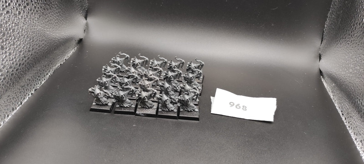 (20) Goblin Archers Battle Fo Skull Pass Orcs & Goblins Warhammer Fantasy Miniatures -1629-
