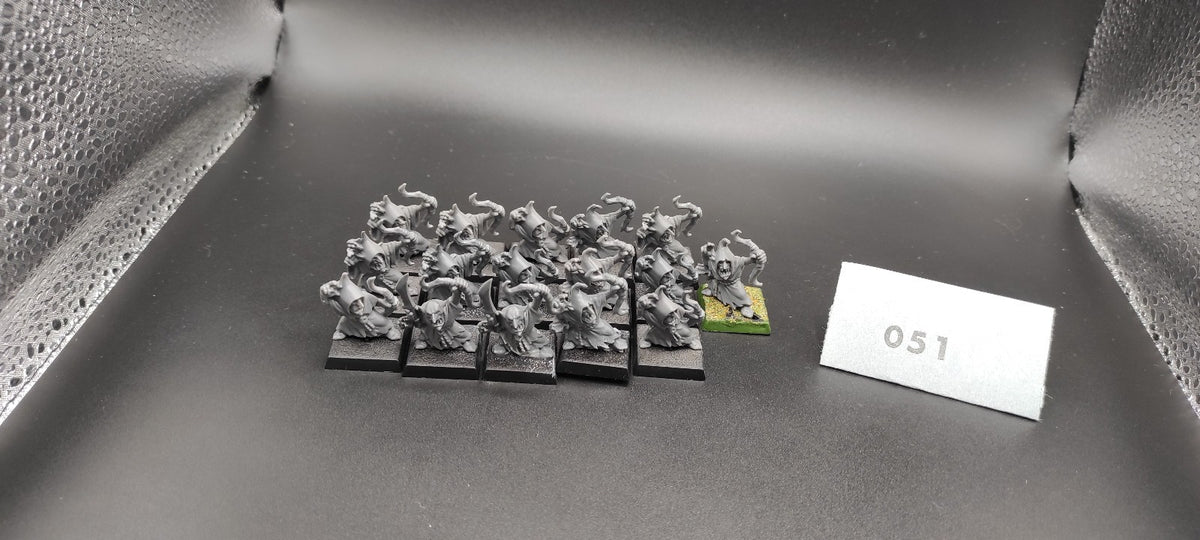 (16) Goblin Archers Battle Fo Skull Pass Orcs & Goblins Warhammer Fantasy Miniatures -1630-