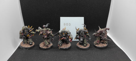 (5) Plague Marines Death Guard Chaos Space Marines Warhammer 40k -2148-
