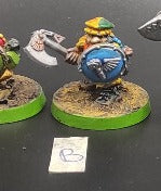 (1) Dwarf Clansmen Warhammer Fantasy Miniatures -1224-