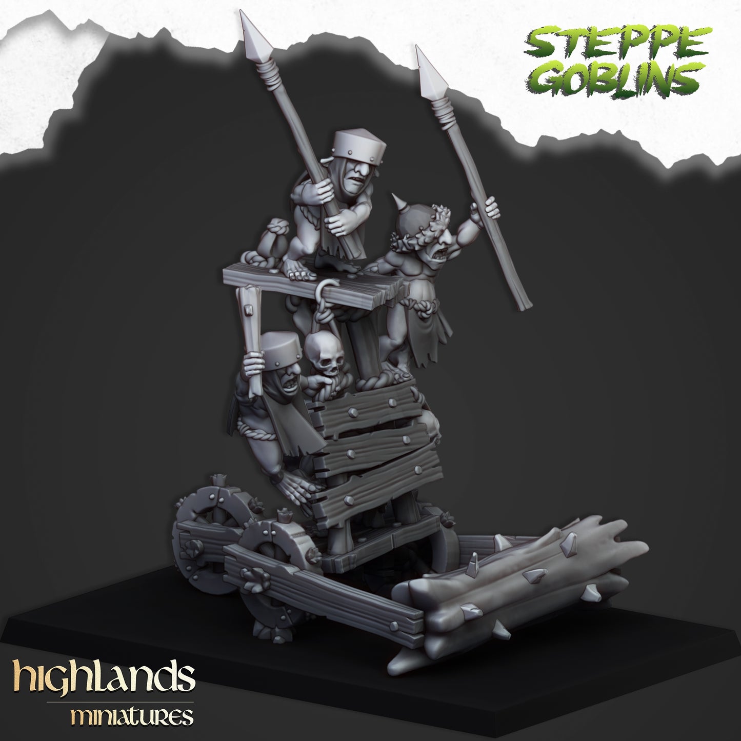 Steppe Goblors Roller - Highlands Miniatures (1)