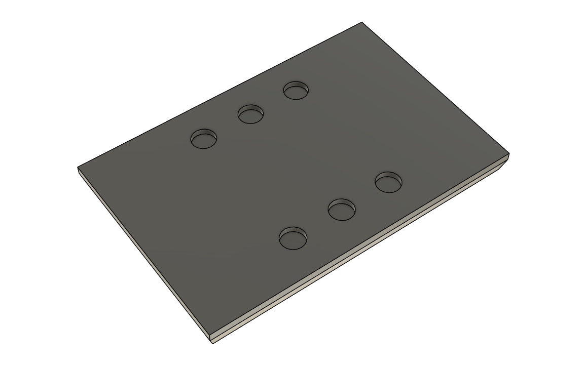 (3) Compatible With Warhammer TOW square bases adapters Slide Fit Black 25x50 to (50x50)-(40x60)-(50x75)