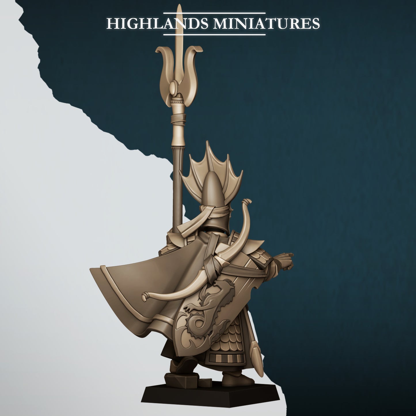 Aegean Elf Sea Lord - Highlands Miniatures (1)