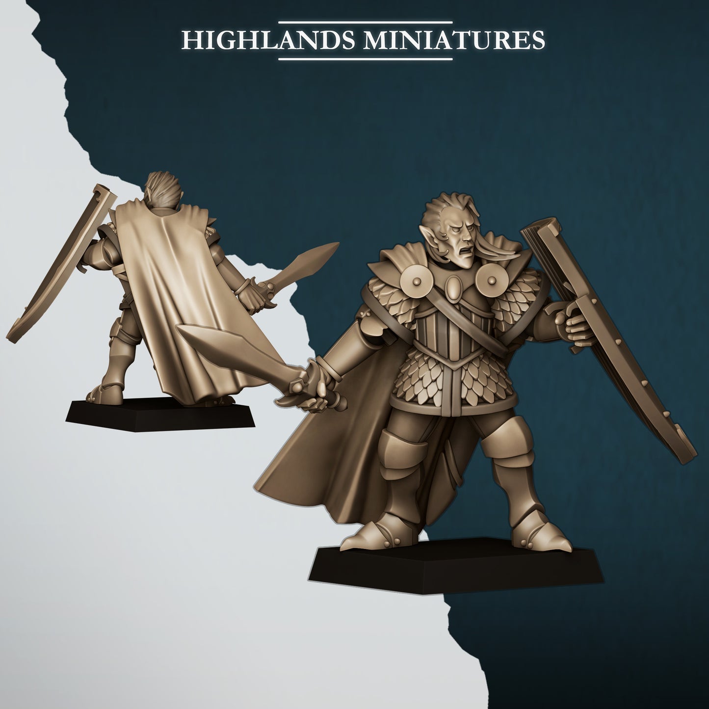 Aegean Lord on foot - Highlands Miniatures (1)