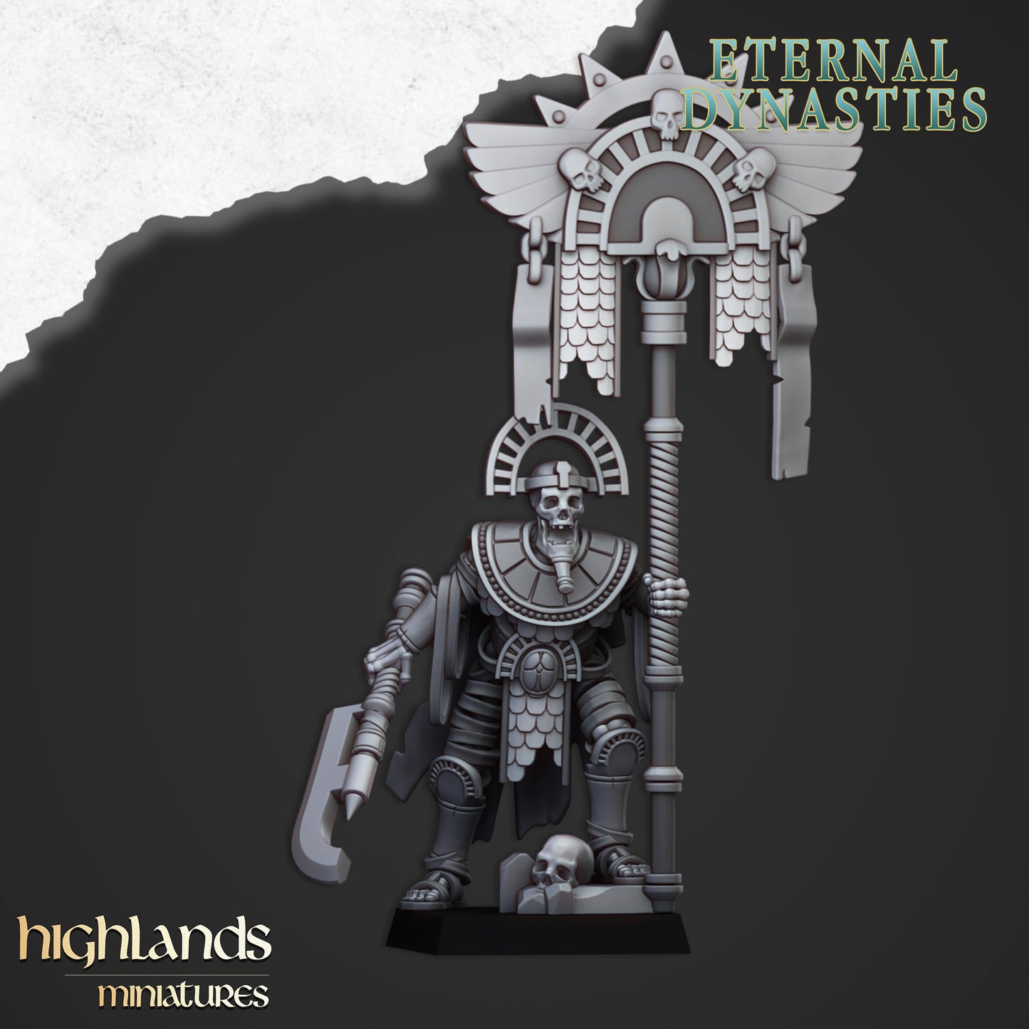 Eternal Pharaoh Banner - Highlands Miniatures (1)