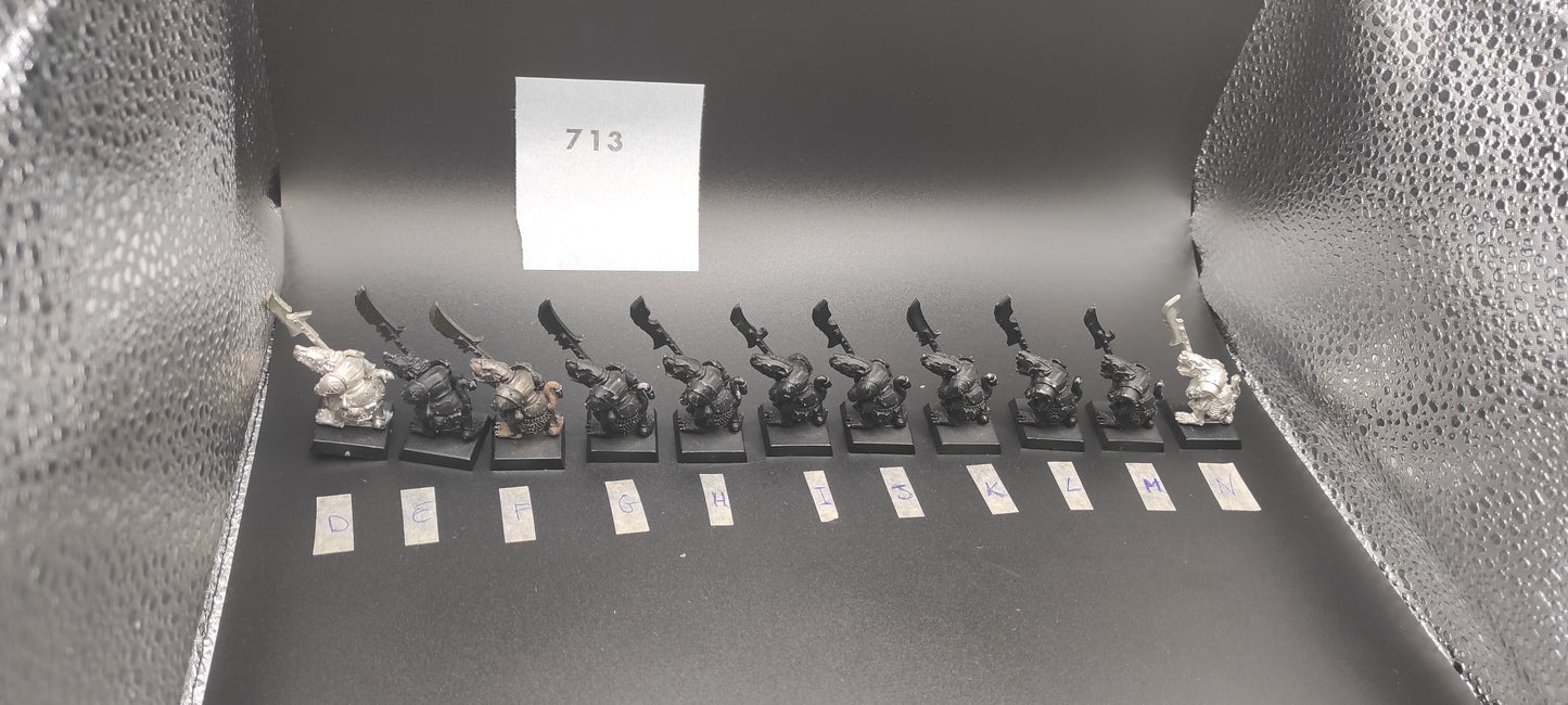 (1) Stormvermin Metal Skaven Warhammer Fantasy Miniatures -713-