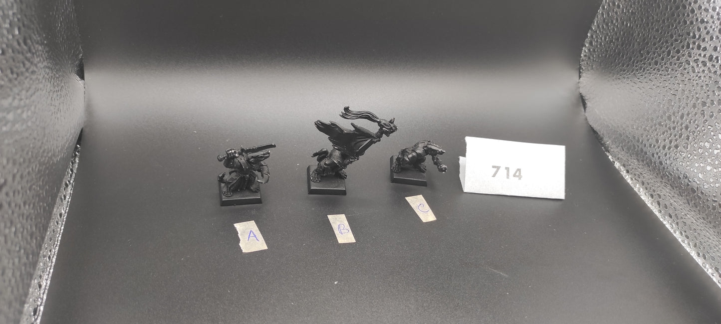 (1) Stormvermin Command Metal Skaven Warhammer Fantasy Miniatures -714-