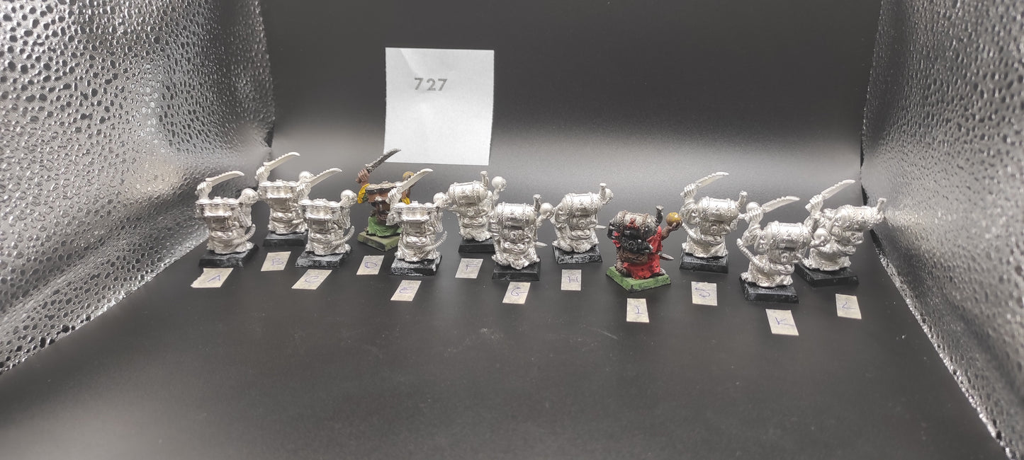 (1) Poisoned Wind Globadier Metal Skaven Warhammer Fantasy Miniatures -727-