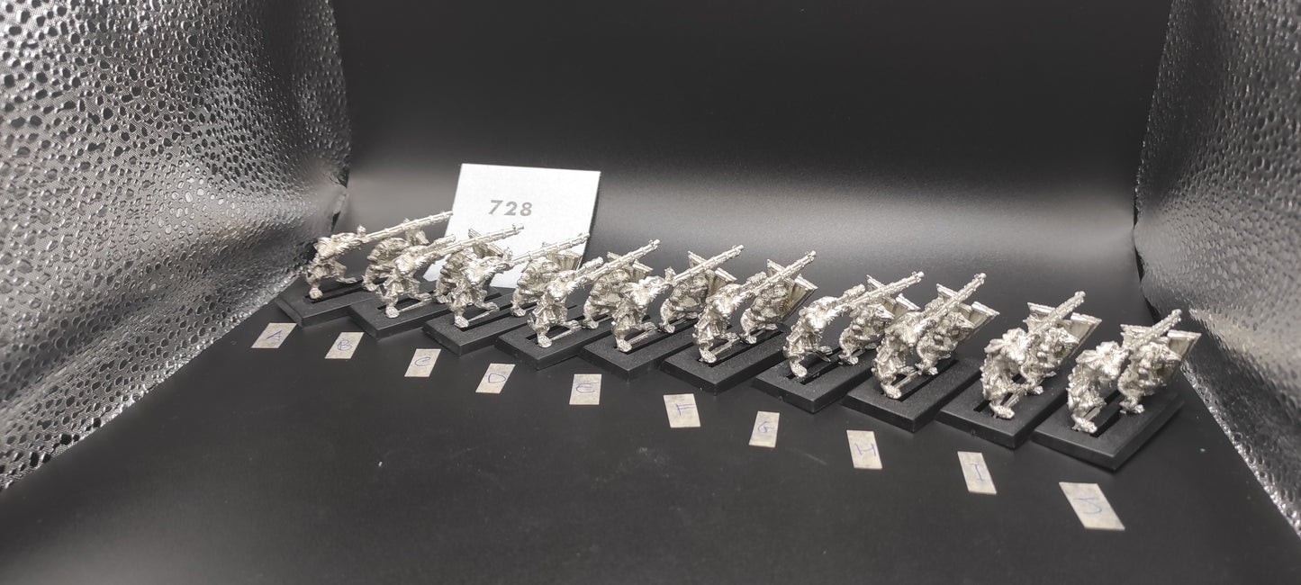 (1) Warplock Jezzail Team Metal Skaven Warhammer Fantasy Miniatures -728-