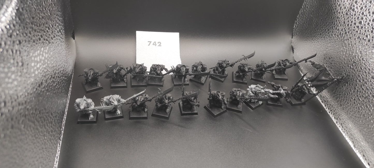 (20) Stormvermins Skaven Warhammer Fantasy Miniatures -742-