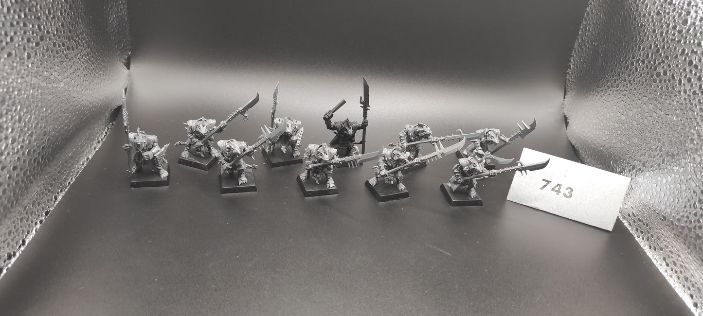 (10) Stormvermins Skaven Warhammer Fantasy Miniatures -743-