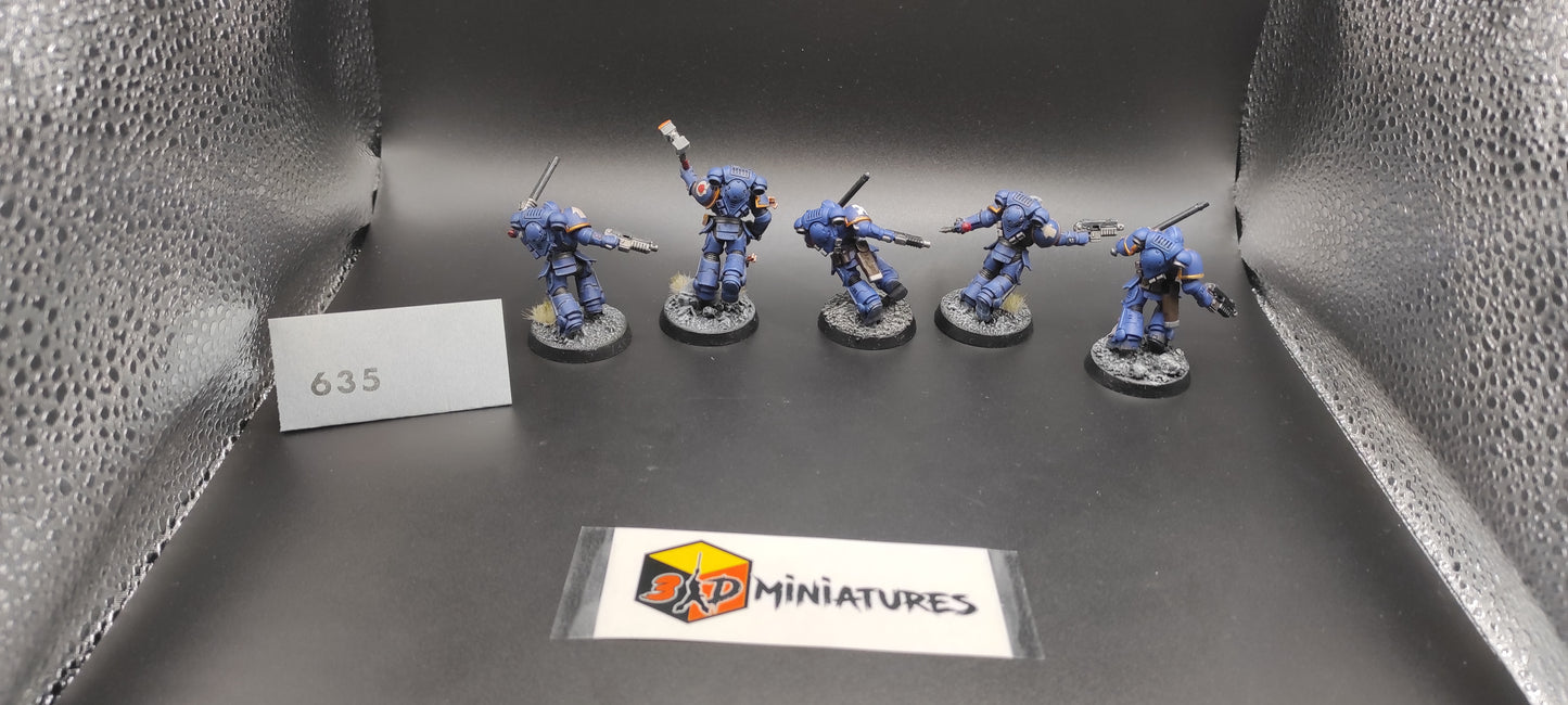 5 Assault Intercessors Space Marines Warhammer 40k -635-