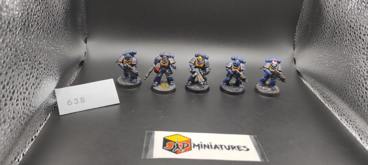 5 Intercessors Space Marines Warhammer 40k -638-