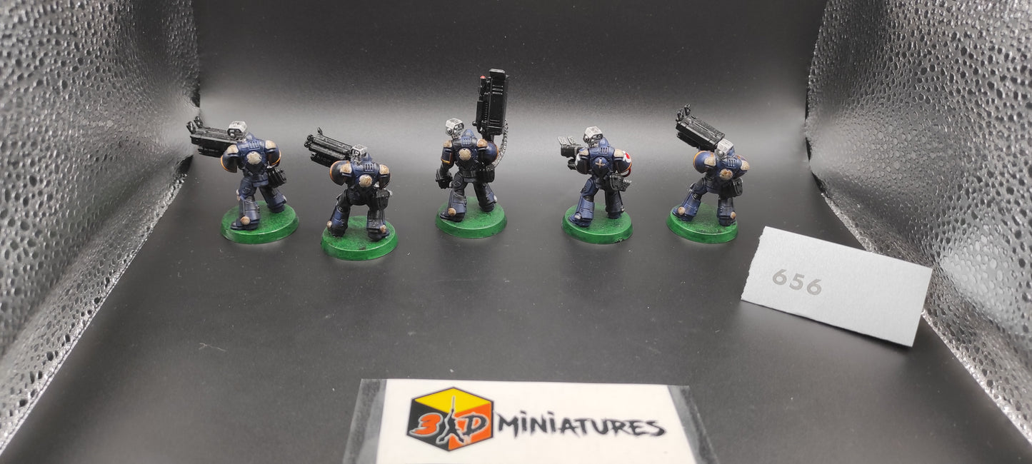 5 Desolation Squad Space Marines Warhammer 40k -656-