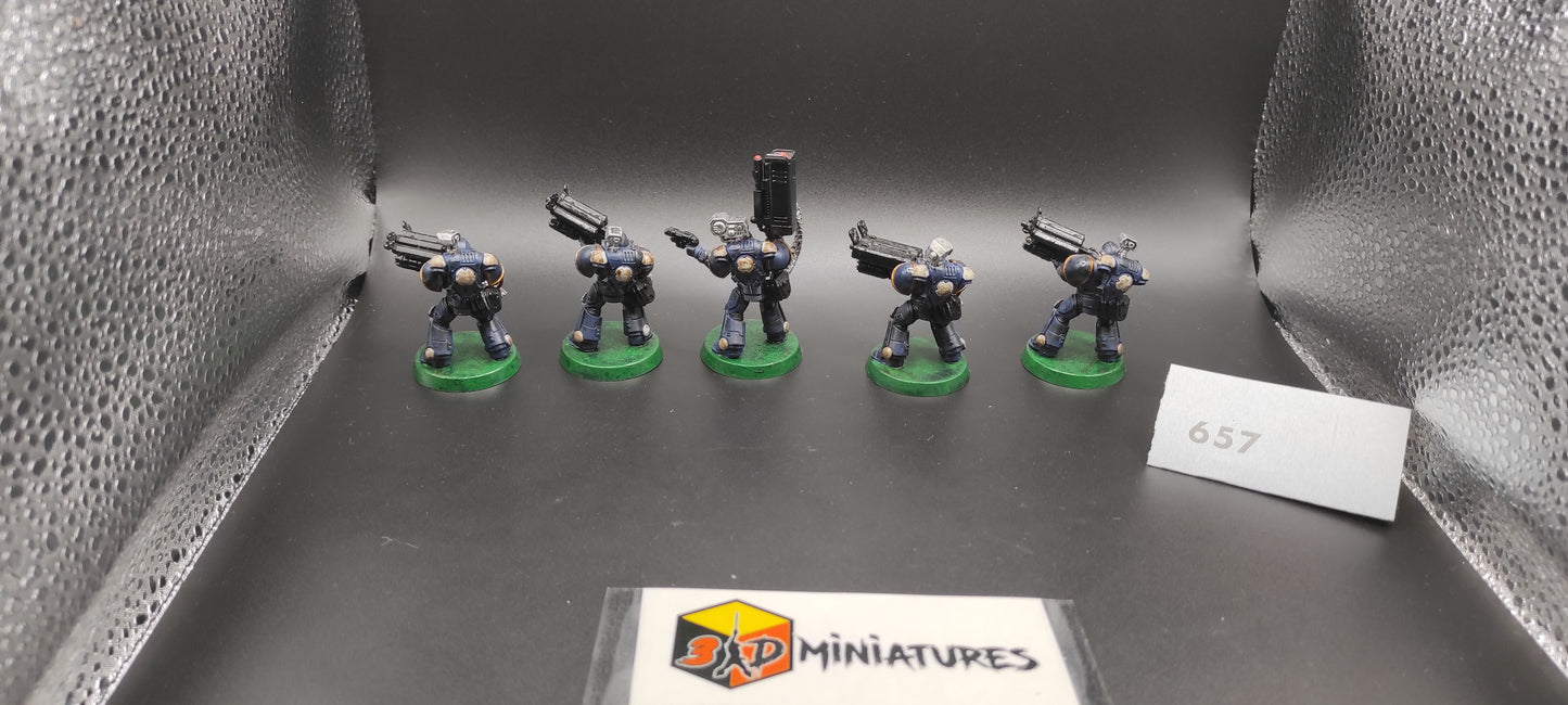 5 Desolation Squad Space Marines Warhammer 40k -657-