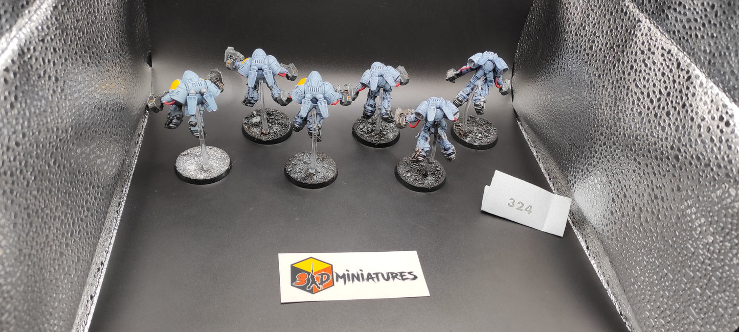(6) Primaris Inceptors Space Marines Warhammer 40k -324-