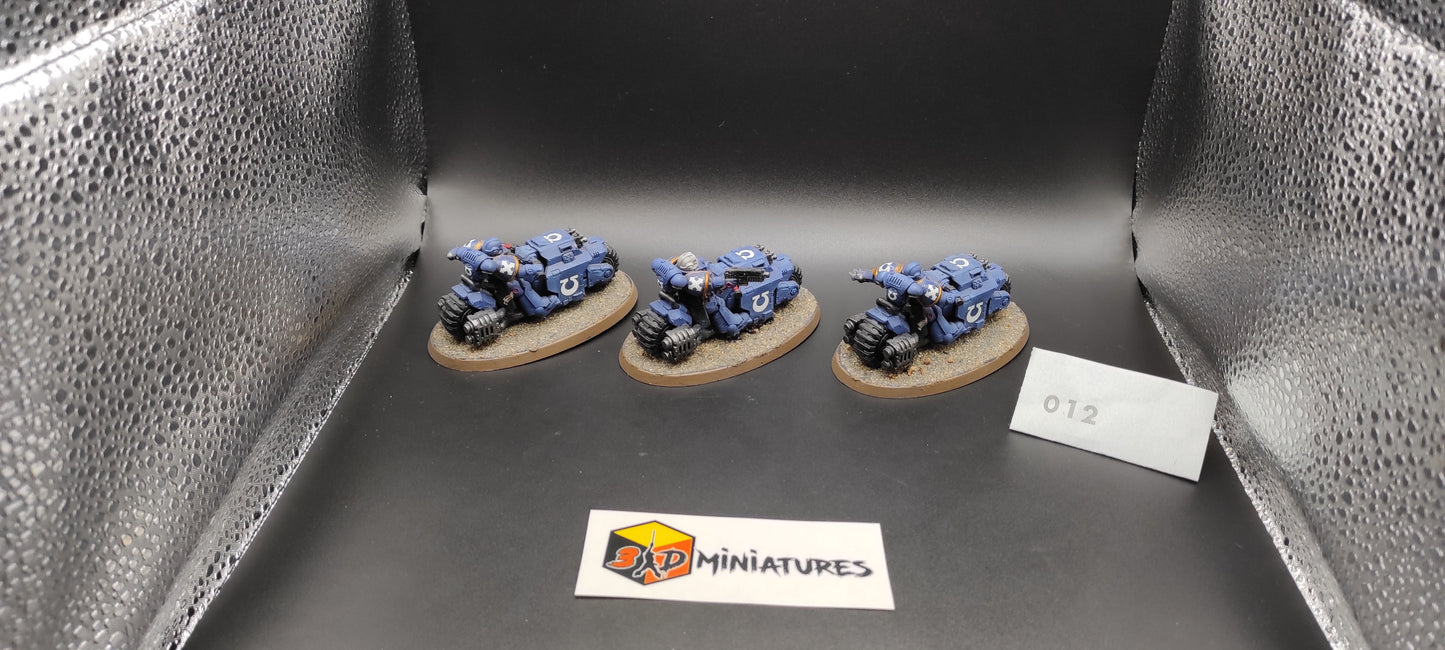 (3) Outriders Space Marines Warhammer 40k -012-