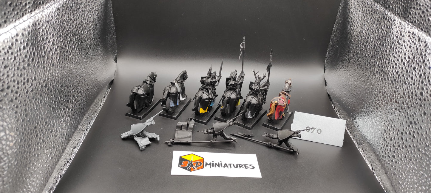 (6) Bretonnia Knights of the Realm Warhammer Fantasy Miniatures -070-