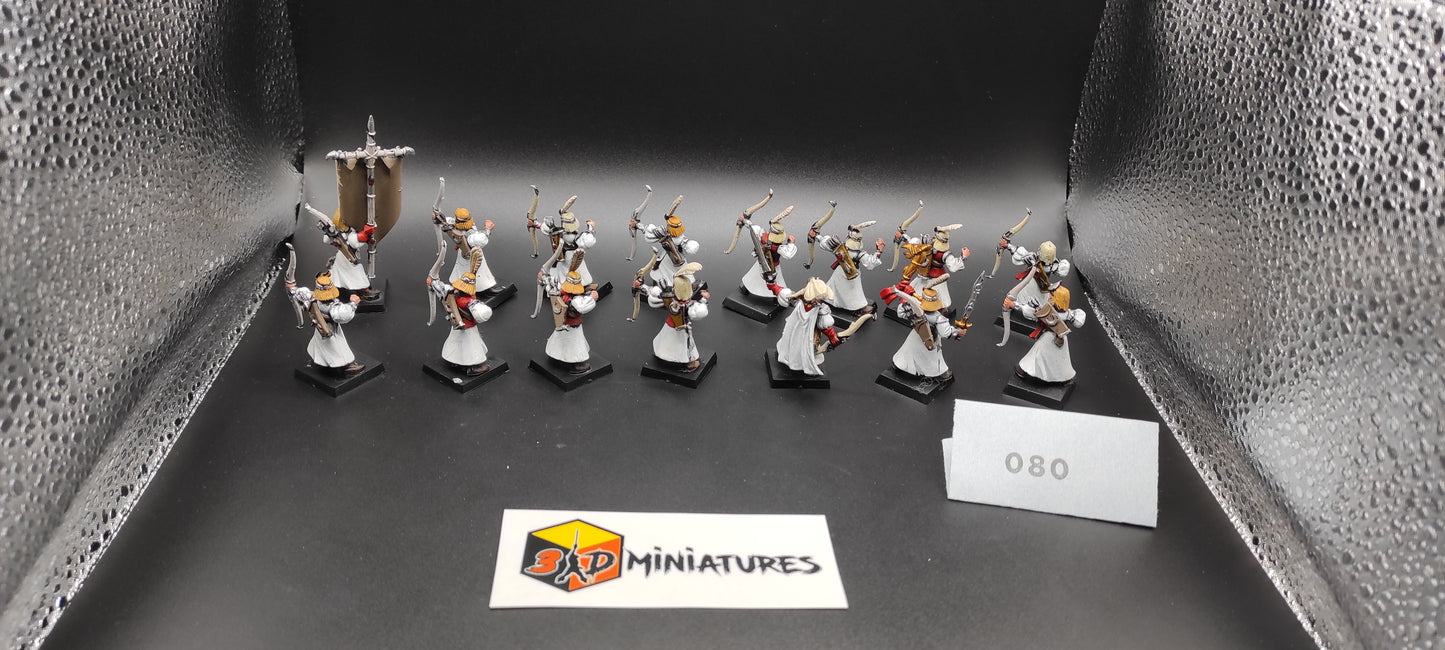 (15) High Elves Archers Warhammer Fantasy Miniatures -080-