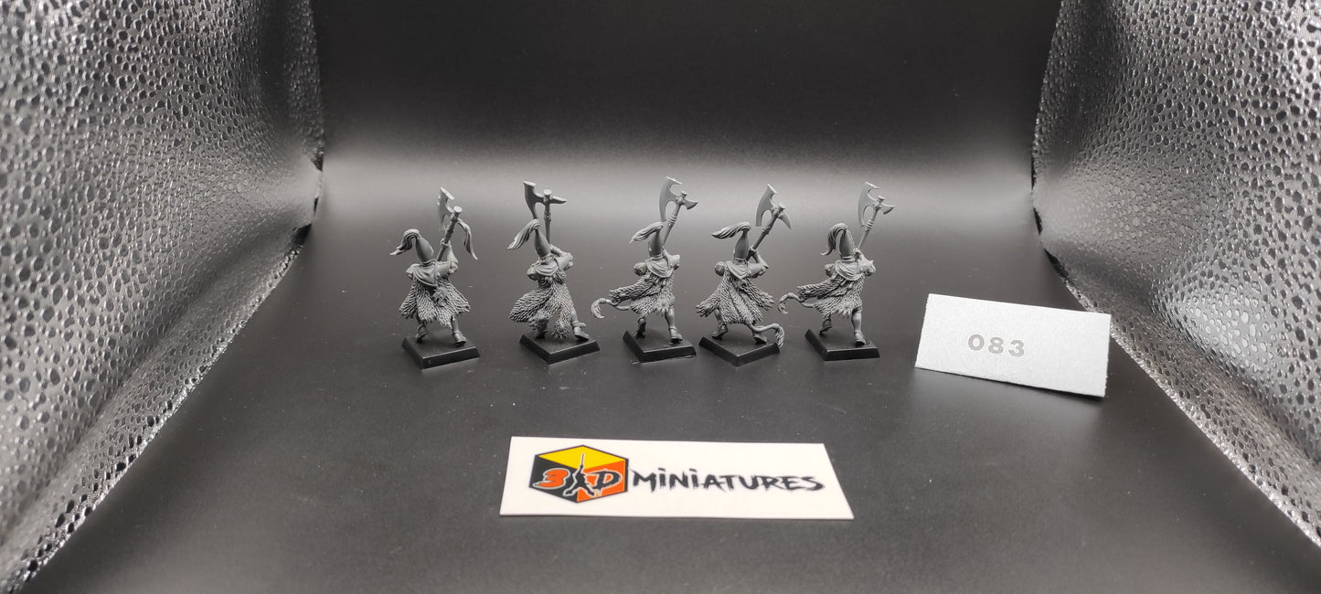 (5) High Elves White Lions Warhammer Fantasy Miniatures -083-