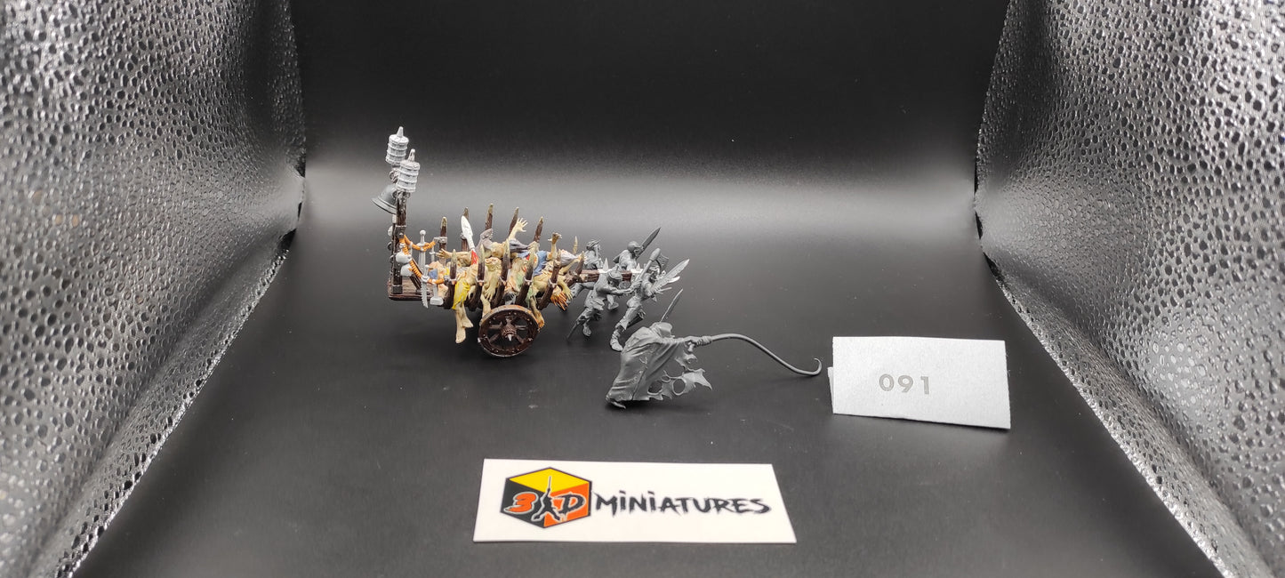 (1) Corpse Cart Soulblight Gravelords Warhammer Fantasy AoS Miniatures -091-