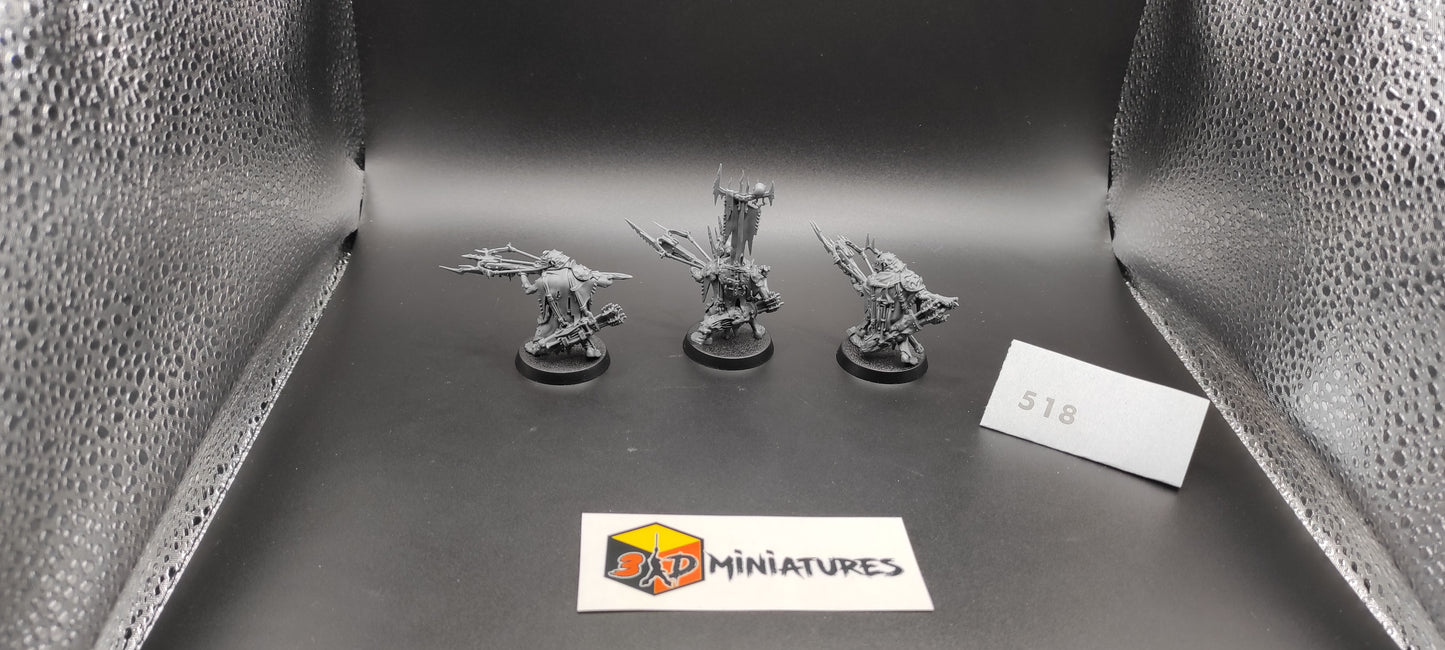 (3) Man-Skewer Boltboyz Orruk Warclans Warhammer Fantasy AoS Miniatures -518-